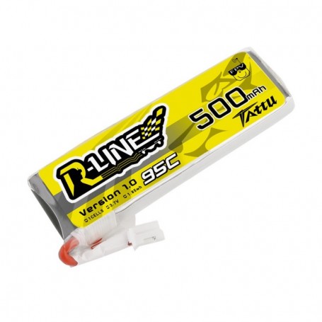 TATTU R-LINE 1S 500MAH 95C (JST-PHR)