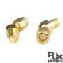 RJXHOBBY SMA Male to SMA Female 45 Degree Adapter