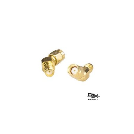 Adaptateur 45° SMA Female - RPSMA Male