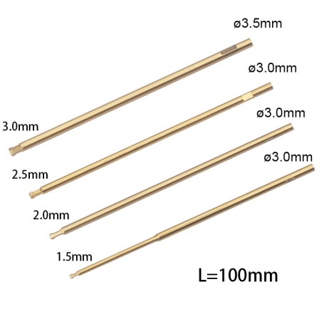 Ensemble de tiges TITANIUM remplacement RJX2799