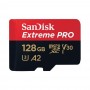 SANDISK MicroSDXC Extreme PRO 128 Go (Class 10, A2, Video Class 30, 200 Mo/s)