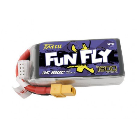 Tattu Funfly Series 1300mAh 11.1V 100C 3S1P XT60