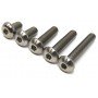 Titanium M3 Socket Button Head Screw (4X)