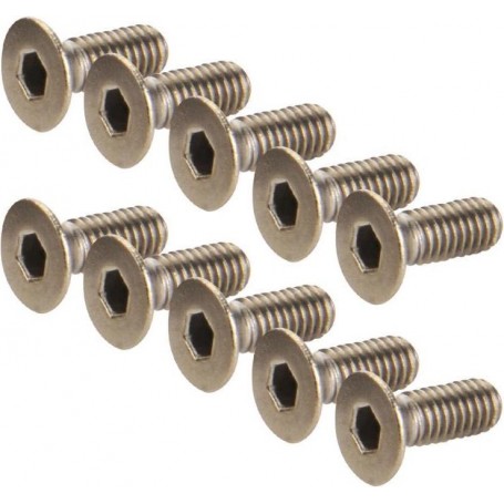 Titanium M3 Flat Head Screw (4X)