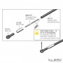 ALZRC - Devil 380 FAST Carbon Tail Control Rod Assembly