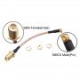 Pigtail MMCX 90° to SMA 60mm