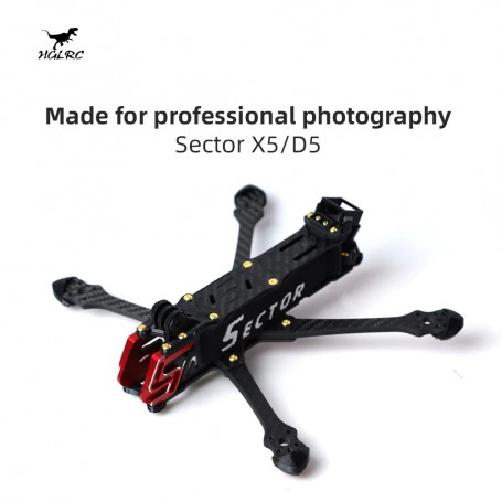 HGLRC Sector D5 FR 5-inch Freestyle FPV Frame