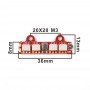 HGLRC LED Controller + W554B LEDs (4pcs)