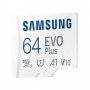 SAMSUNG Micro SDXC UHS-I EVO Plus (UHS-I Class 1, Class 10, A1, Video Class 10, 64 Go, 130 Mo/s)