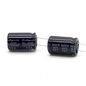 Rubycon ZLH 35V 1000uF Capacitors (10pcs)