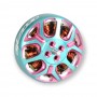 RCINPOWER GTS V3 1804 2450KV MOTOR - TEAL/PINK (4X)