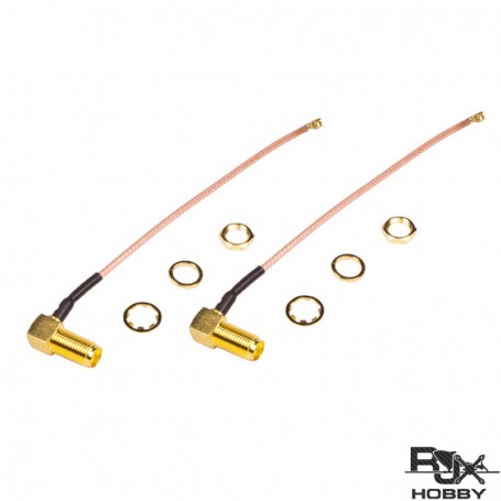 Pigtail SMA Female 90° to uFL/u.FL/IPX/IPEX (2pces)