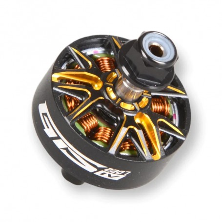 RCINPOWER GTS V4 2207 1600KV MOTOR - BLACK/GOLD (4X)