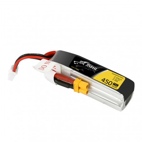 Tattu 450mAh 11.1V 75C 3S1P XT30 Long Size