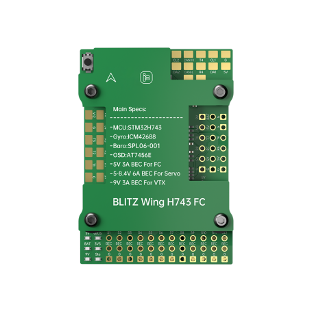 BLITZ Wing H743 Flight Controller