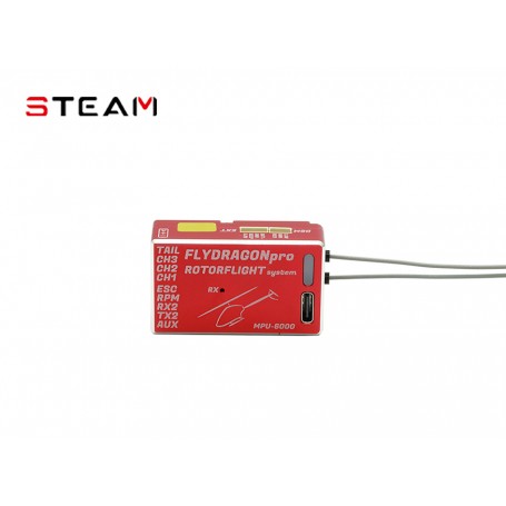 FlyDragon PRO - RotorFlight Flybarless System with Built-in ELRS Receiver