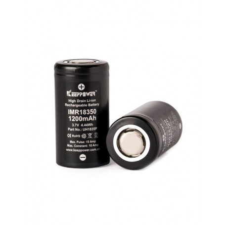 Keeppower IMR18350 3,7V 1200mAh (2X)