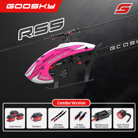 Goosky Legend RS5 Helicopter 6S Combo (Pink)