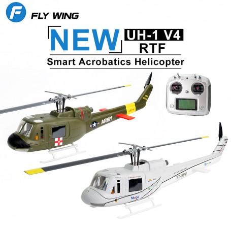 FLYWING UH-1 V4 ACE GPS Scale Helicopter RTF
