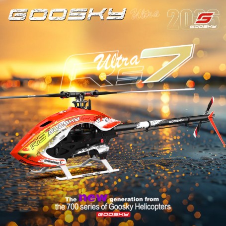 Goosky RS7 ULTRA Helicopter Kit w/o Blades - Orange