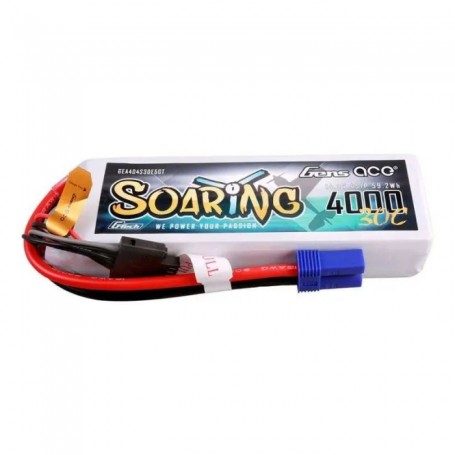 Gens ace G-Tech Soaring 4000mAh 4S 14.8V 30C EC5