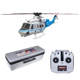 Goosky E2 UH-1Y Blue/White GPS Helicopter - RTF with Carrying Case