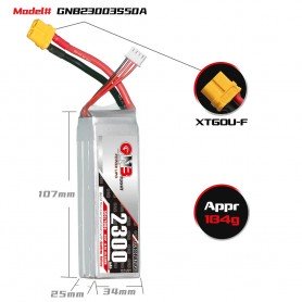 GAONENG GNB 3S 11.1V 2300mAh 50C XT60