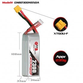 GAONENG GNB 4S 14.8V 2300mAh 50C XT60