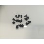 RCX03-635 Nylon screw (vis) Black