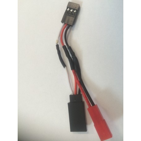 Câble de connexion caméra FPV Racing et FPV Transmetteur Câble et connecteur JST pour entrée d'alimentation 12V.