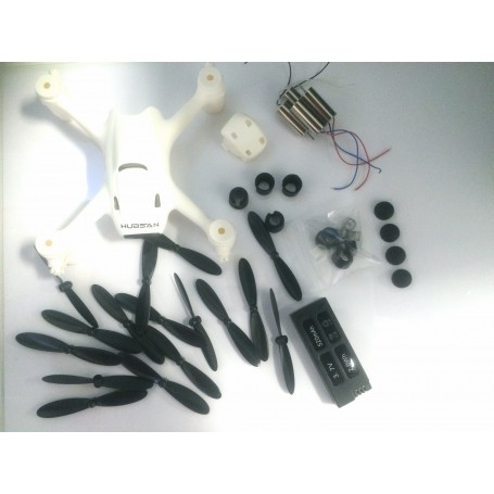 Hubsan x4 107d crash hot sale kit