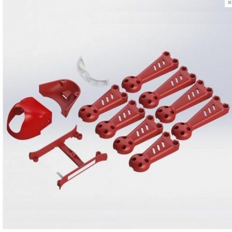 VORTEX 150 Mini Crash kit 1 RED