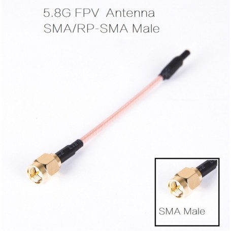 5.8G FPV TX/RX antenne SMA/RP-SMA mâle