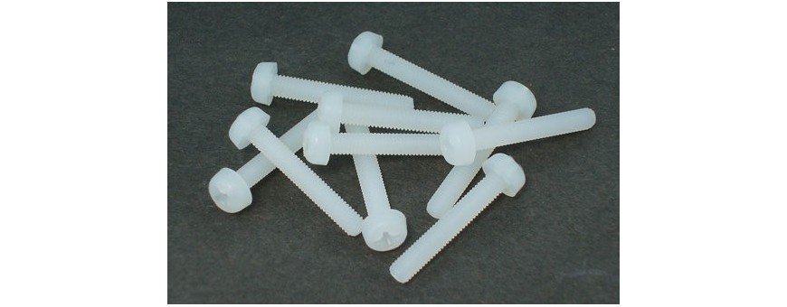PLASTIC SCREWS AND NUTS